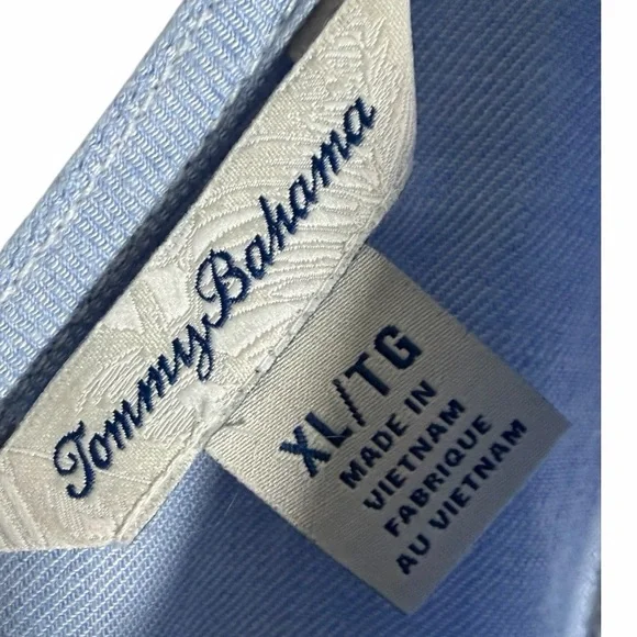 Tommy Bahama Light Blue Linen Sheath Dress - Causal - Vacation - Size XL - Picture 6 of 7